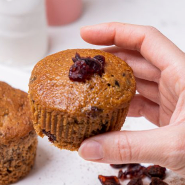 Cranberry Orange Muffins (3 Pcs | Vegan) - Eat Clean